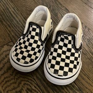 Vans Toddler Slip-On Checkerboard Size 4.5